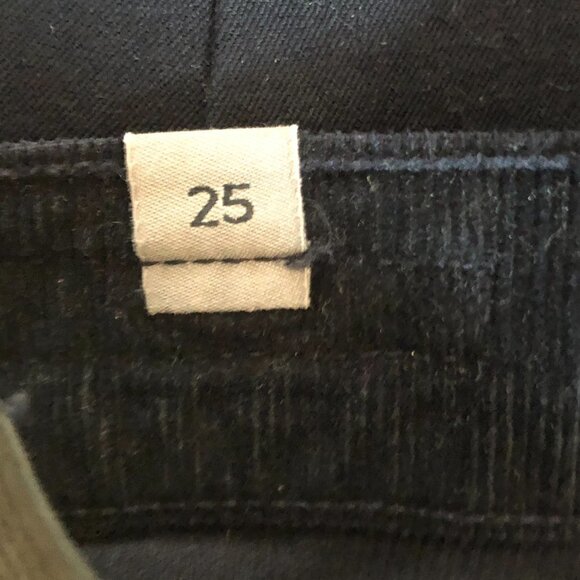 CITIZENS OF HUMANITY Harlow Ankle Mid Rise Slim Maternity Navy Corduroy 25 - Picture 11 of 16